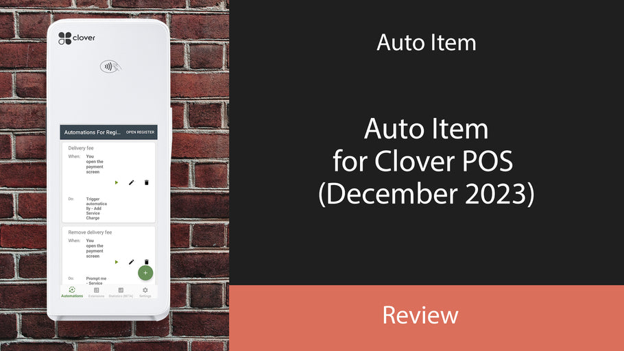 Auto Item for Clover POS (December 2023)