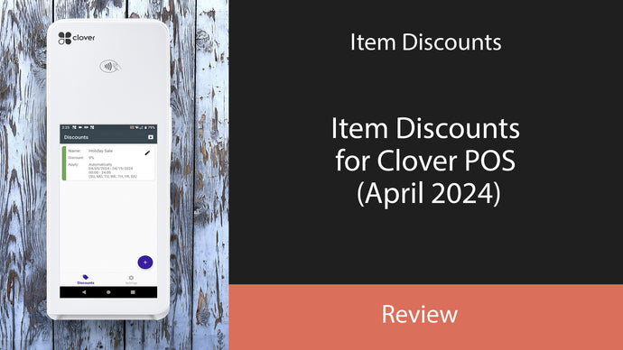 Item Discounts for Clover POS (April 2024)