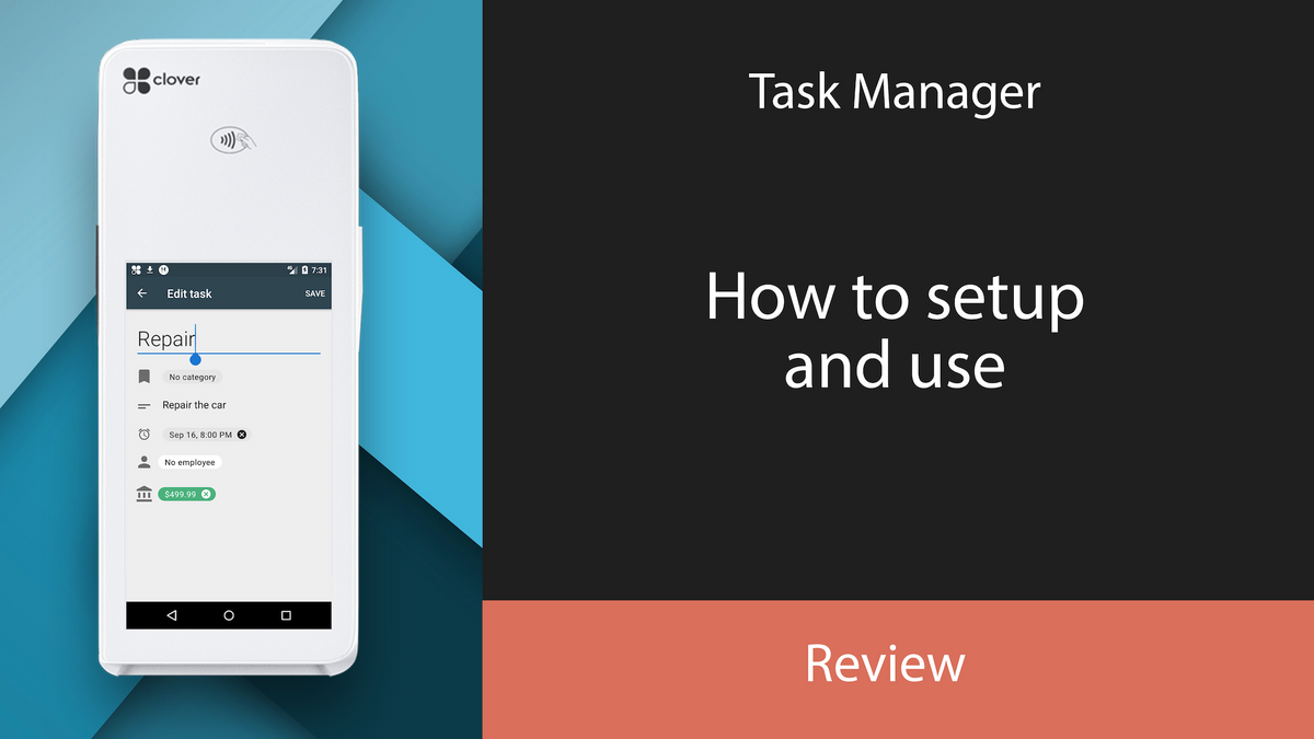 Task Manager for Clover POS (October 2021) – PayPlaxe
