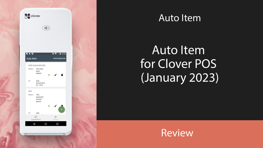 Auto Item for Clover POS (January 2023)