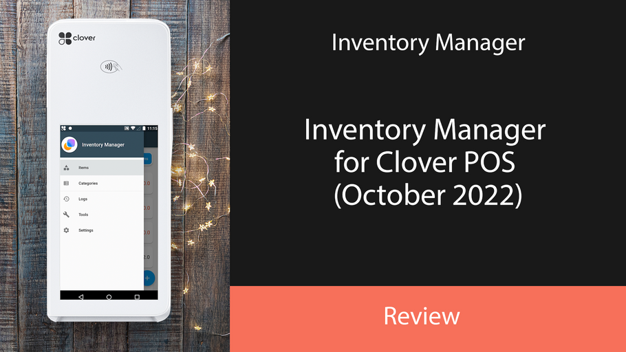 Inventory Manager for Clover POS (October 2022)