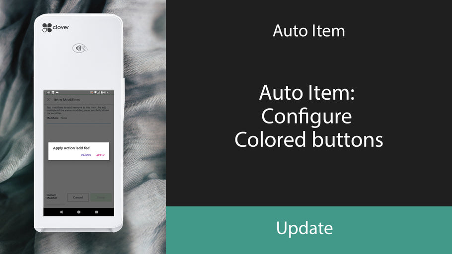 Auto Item: Configure Colored buttons