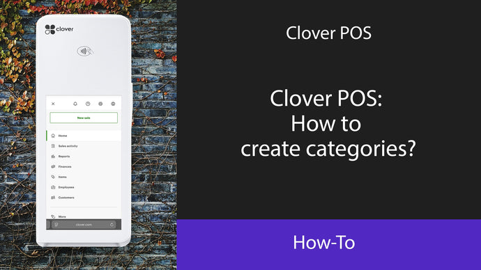 Clover POS: How to create categories?