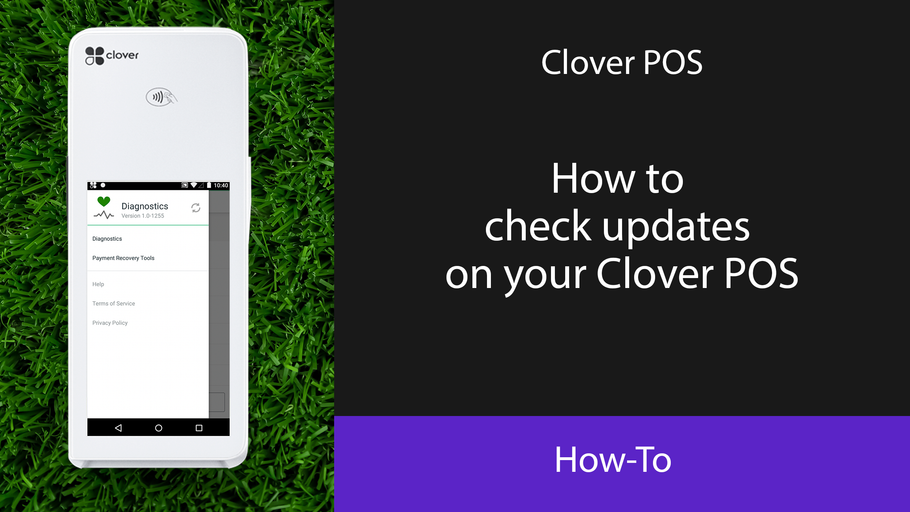 How to check updates on your Clover POS