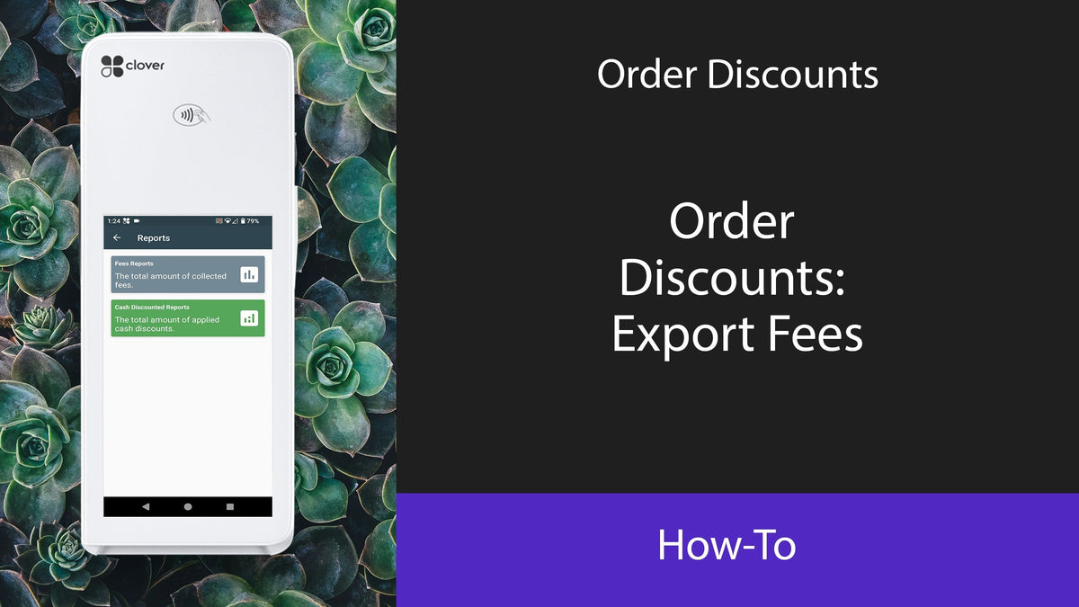 Order Fee Order Discounts: Export Fees – PayPlaxe