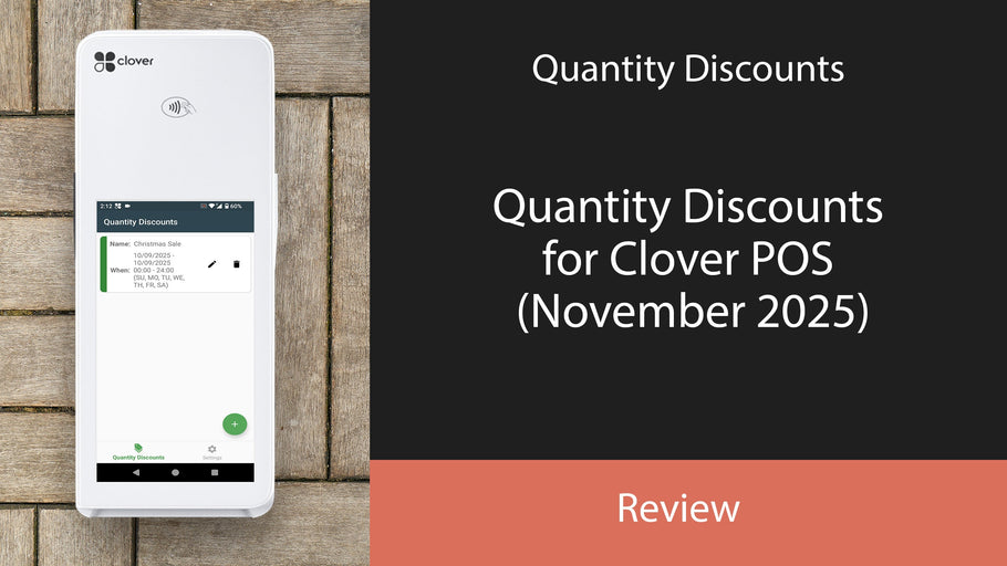Quantity Discounts for Clover POS (November 2025)