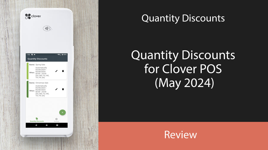 Quantity Discounts for Clover POS (May 2024)