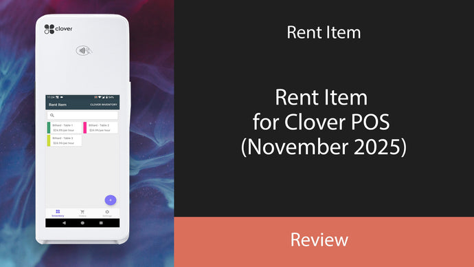 Rent Item for Clover POS (November 2025)