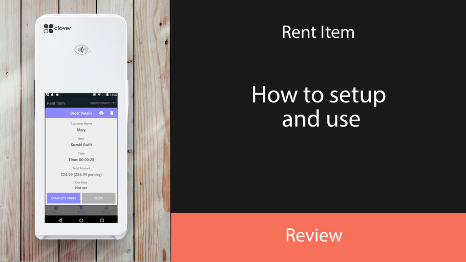 Rent Item: Rental solution for Clover POS (January 2022)