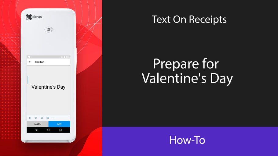 Text On Receipts: Prepare for Valentine's Day