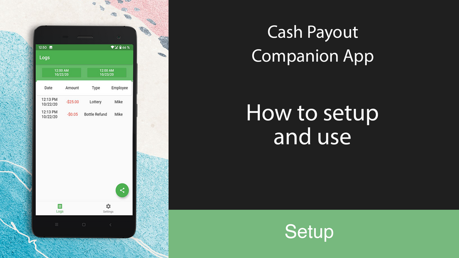 Cash Payout Companion App