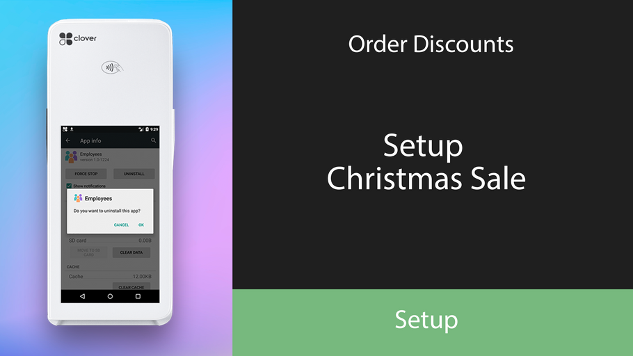 Order Discounts - Setup Christmas Sale