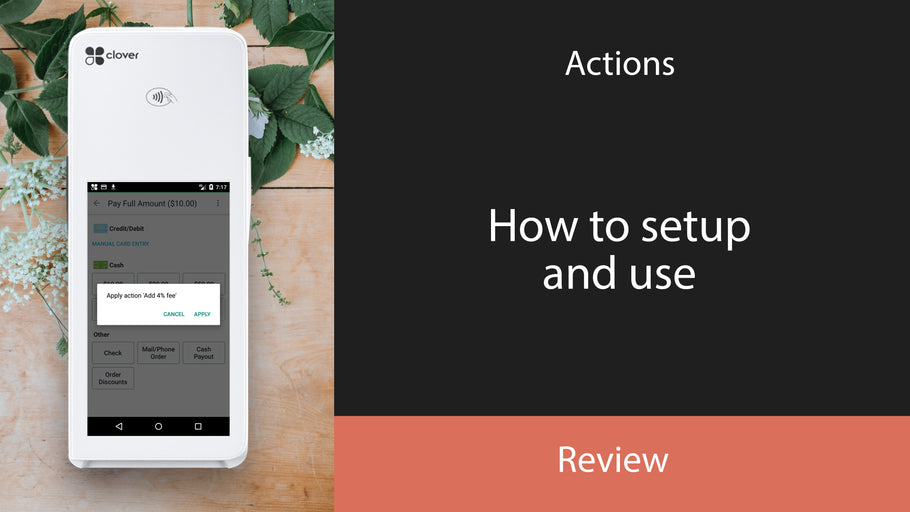 Actions for Clover POS (May 2021)
