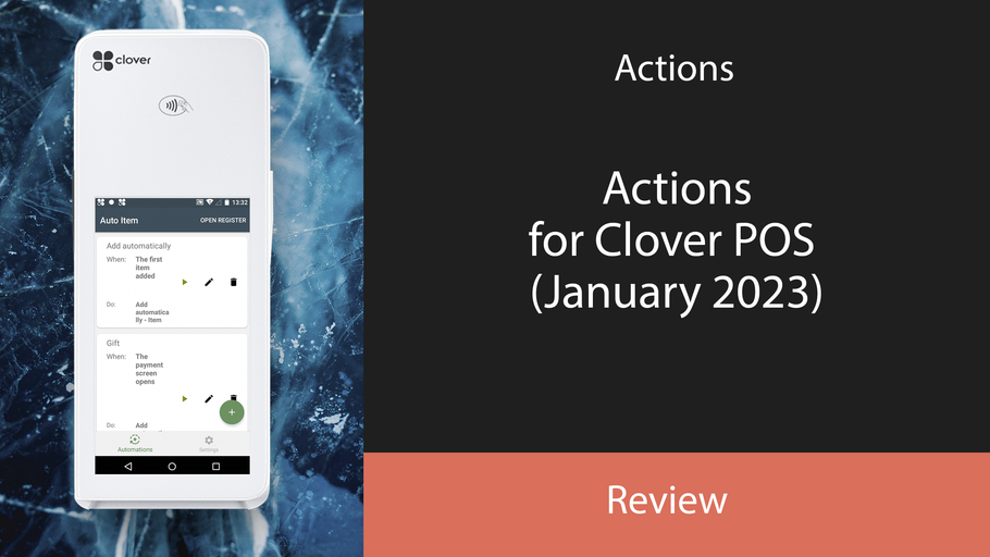 Actions for Clover POS (January 2023)