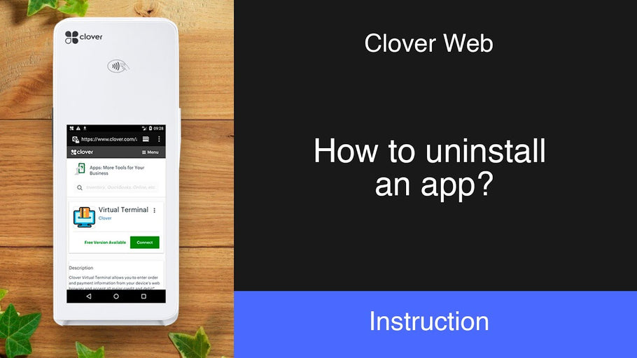 Clover AppMarket: How to uninstall apps (cancel subscription) on Clover POS?