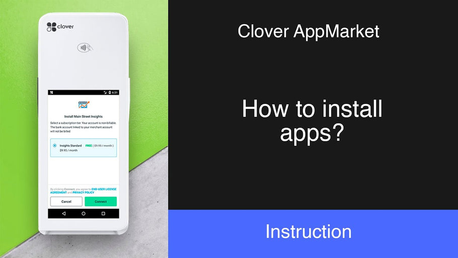 Clover AppMarket: How to search & install apps on Clover POS?