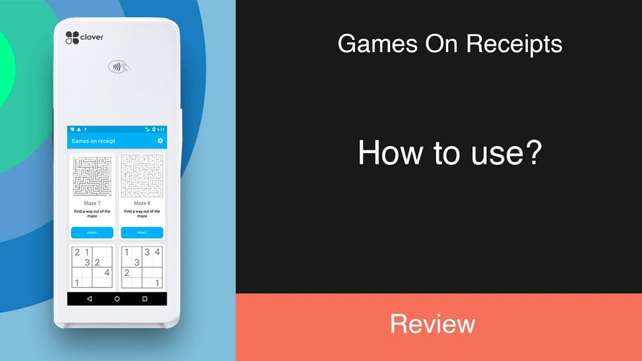 Games On Receipts: How to use?
