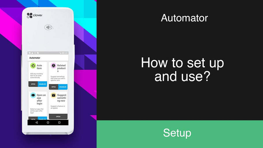 Automator: How to set up and use?