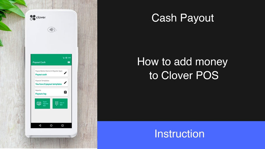 Clover POS: How to add money?