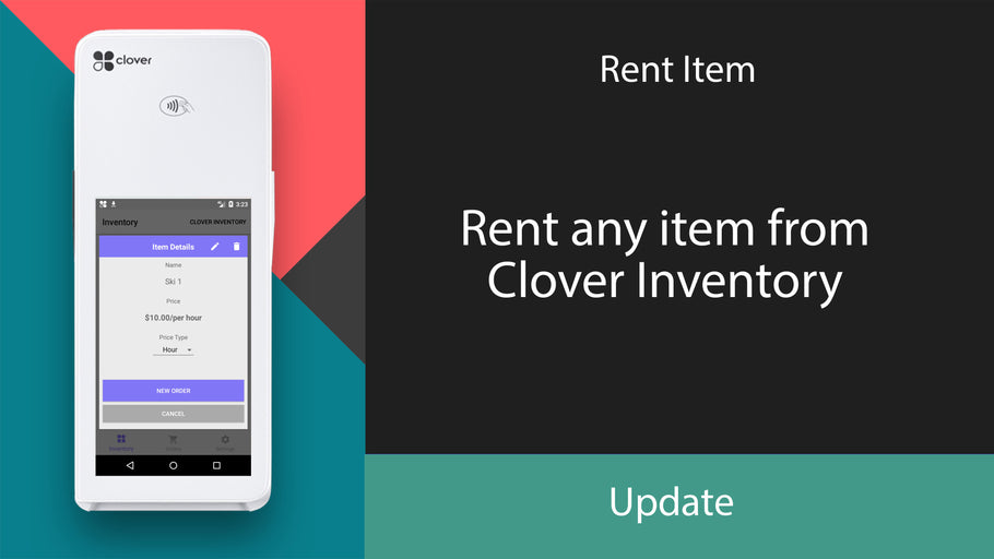 Rent Item - Rent any item from Clover Inventory