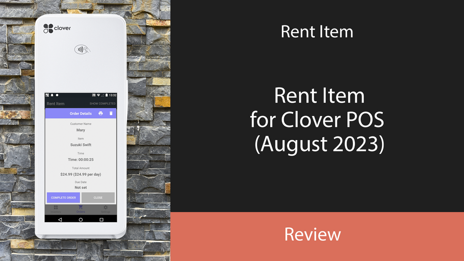Rent Item for Clover POS (August 2023)